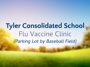 Photo for Tyler Consolidated School Flu Vaccine Clinic